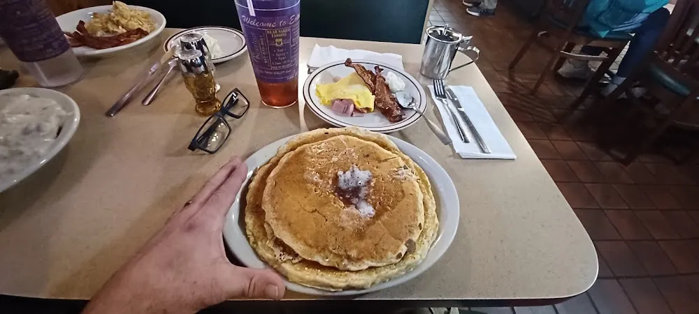 2cake with Mini Ham and Cheese Omelette Side of Bacon