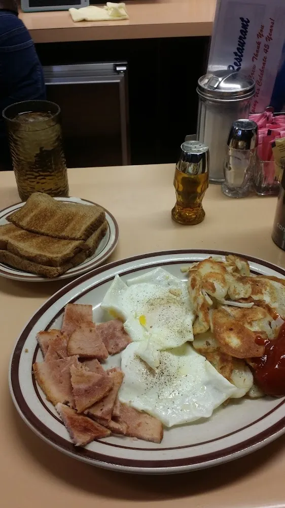 Eggs Ham and Potatoes Fried